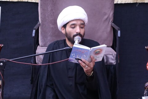 مراسم عزاداری اباعبدالله الحسین علیه السلام در روز هفتم محرم در مدرسه علمیه شفیعیه