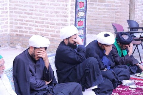 مراسم عزاداری اباعبدالله الحسین علیه السلام در روز هفتم محرم در مدرسه علمیه شفیعیه