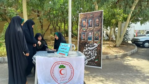 تصاویر ایستگاه صلواتی به نیابت از شهدای اقتدار ملی در ساوه