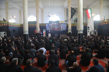 تصاویر / اجتماع عزاداران حسینی " گرامیداشت شهدای اقتدار ایران " مهاجرین افغانستانی مقیم قم