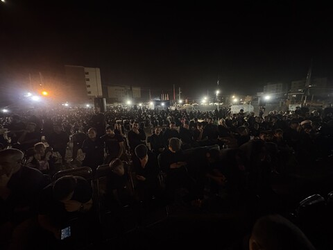 تصاویر / مراسم عزاداری شب تاسوعا در هیئت حضرت ابوالفضل العباس (ع) پردیسان