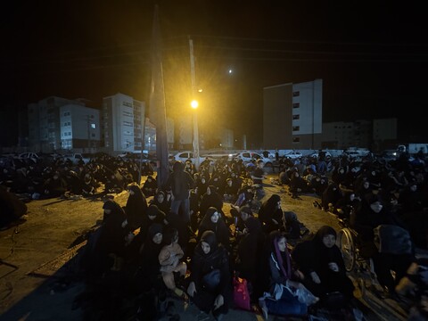 تصاویر / مراسم عزاداری شب تاسوعا در هیئت حضرت ابوالفضل العباس (ع) پردیسان