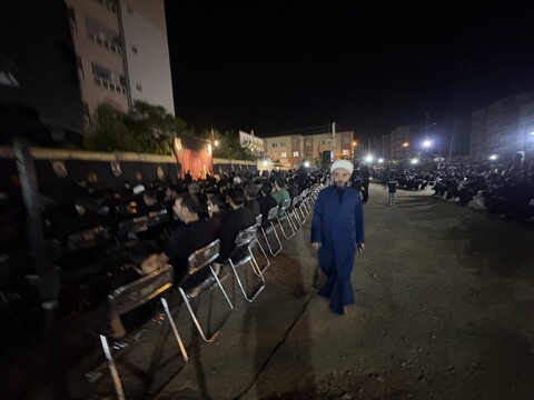 تصاویر / مراسم عزاداری شب تاسوعا در هیئت حضرت ابوالفضل العباس (ع) پردیسان