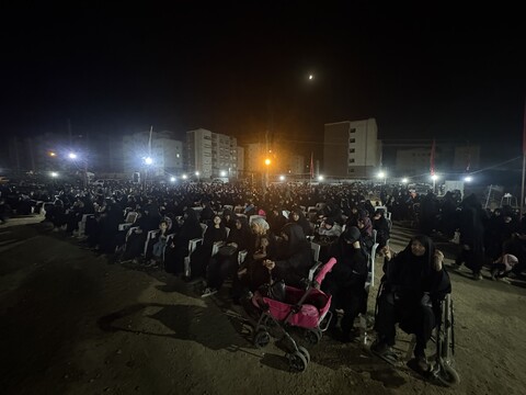 تصاویر / مراسم عزاداری شب تاسوعا در هیئت حضرت ابوالفضل العباس (ع) پردیسان