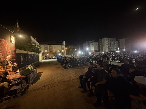 تصاویر / مراسم عزاداری شب تاسوعا در هیئت حضرت ابوالفضل العباس (ع) پردیسان