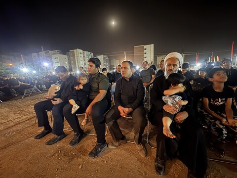 تصاویر / مراسم عزاداری شب تاسوعا در هیئت حضرت ابوالفضل العباس (ع) پردیسان