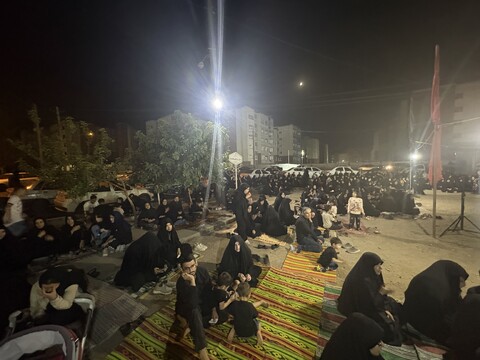 تصاویر / مراسم عزاداری شب تاسوعا در هیئت حضرت ابوالفضل العباس (ع) پردیسان