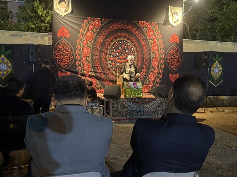 تصاویر / مراسم عزاداری شب تاسوعا در هیئت حضرت ابوالفضل العباس (ع) پردیسان