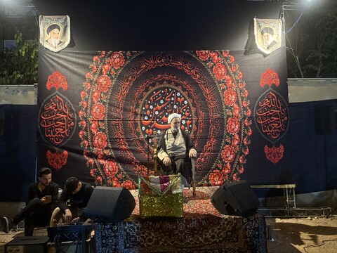 تصاویر / مراسم عزاداری شب تاسوعا در هیئت حضرت ابوالفضل العباس (ع) پردیسان