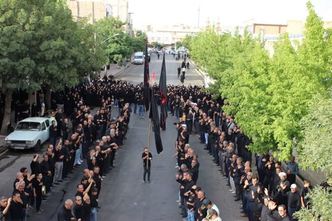 تصاویر/ اجتماع بزرگ مردمی یوم العباس در تکاب