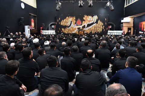 تصاویر/ مراسم سوگواری شب نهم محرم در مسجد جنرال ارومیه