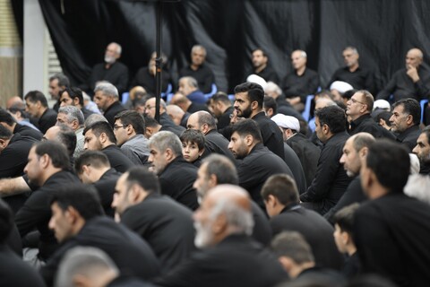 تصاویر/ مراسم سوگواری شب نهم محرم در مصلی ارومیه