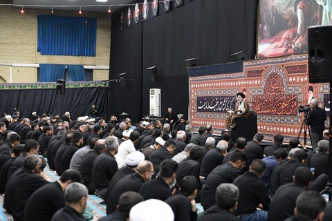 تصاویر/ مراسم سوگواری شب نهم محرم در مصلی ارومیه
