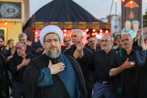 تصاویر/ مردم تبریز زیر پرچم عزای سید و سالار شهیدان