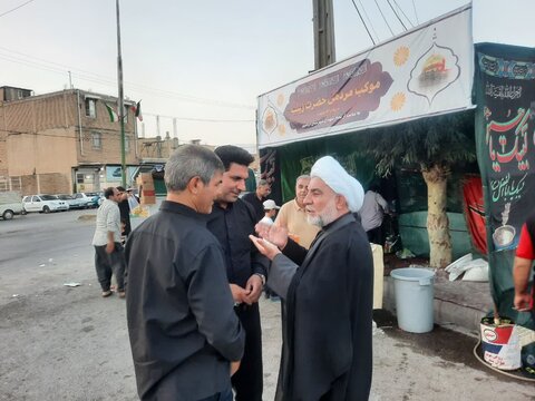 تصاویر/ بازدید امام جمعه از مواکب شهرستان دره شهر