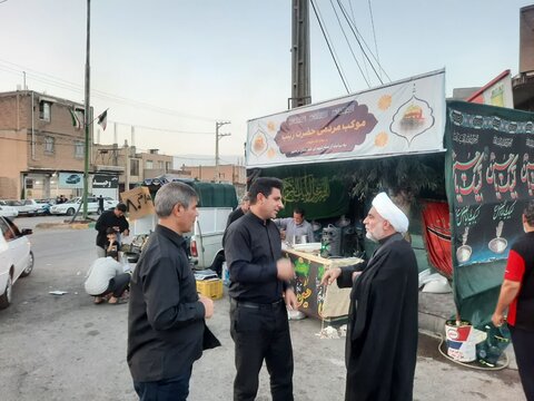 تصاویر/ بازدید امام جمعه از مواکب شهرستان دره شهر