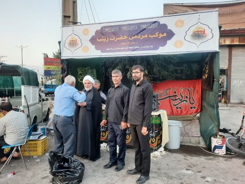 تصاویر/ بازدید امام جمعه از مواکب شهرستان دره شهر