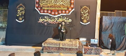 تصاویر/برگزاری مراسم شب تاسوعای حسینی در مسجد امام حسین شهرستان چوار