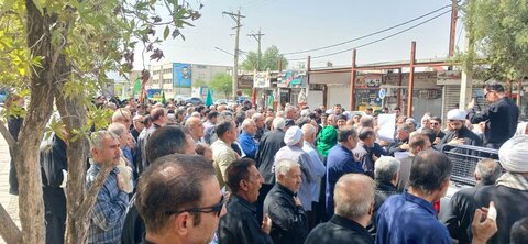 تصاویر/حضور پرشور مردم شهرستان دهلران در آیین تاسوعای حسینی