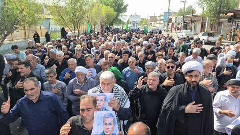 تصاویر/حضور پرشور مردم شهرستان دهلران در آیین تاسوعای حسینی