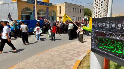 تصاویر/ تاسوعای حسینی در شهرستان سیروان