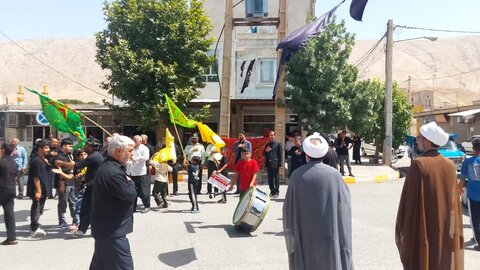 تصاویر/ تاسوعای حسینی در شهرستان سیروان
