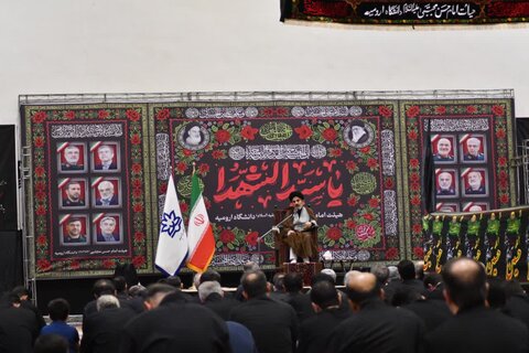 تصاویر/ مراسم سوگواری تاسوعای حسینی در دانشگاه ارومیه