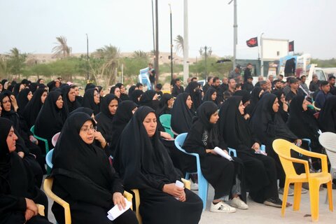 تصاویر/ قرائت زیارت حضرت عباس(ع) در بردستان