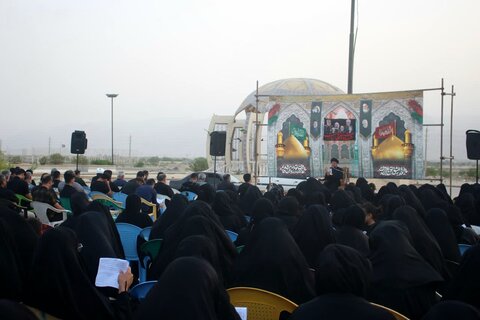 تصاویر/ قرائت زیارت حضرت عباس(ع) در بردستان