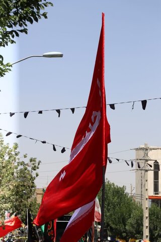 تصاویر/ عزاداری مردم شهرستان تکاب در روز تاسوعا