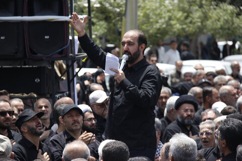 تصاویر / مراسم روز سقا وگرامیداشت علمدار مقاومت شهید حاجی زاده در قزوین