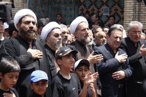 تصاویر / مراسم روز سقا وگرامیداشت علمدار مقاومت شهید حاجی زاده در قزوین