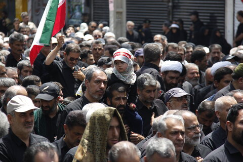 تصاویر / مراسم روز سقا وگرامیداشت علمدار مقاومت شهید حاجی زاده در قزوین