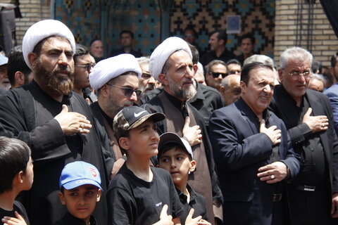 تصاویر / مراسم روز سقا وگرامیداشت علمدار مقاومت شهید حاجی زاده در قزوین