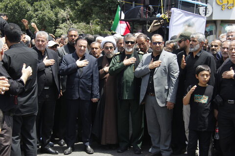 تصاویر / مراسم روز سقا وگرامیداشت علمدار مقاومت شهید حاجی زاده در قزوین