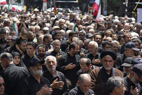 تصاویر / مراسم روز سقا وگرامیداشت علمدار مقاومت شهید حاجی زاده در قزوین