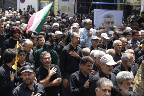 تصاویر / مراسم روز سقا وگرامیداشت علمدار مقاومت شهید حاجی زاده در قزوین