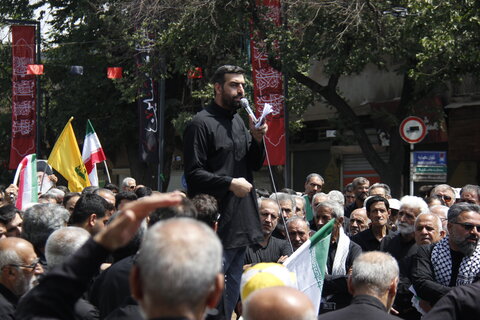 تصاویر / مراسم روز سقا وگرامیداشت علمدار مقاومت شهید حاجی زاده در قزوین