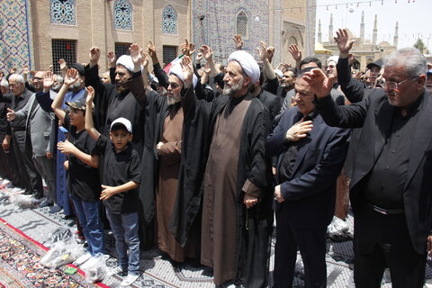 تصاویر / مراسم روز سقا وگرامیداشت علمدار مقاومت شهید حاجی زاده در قزوین