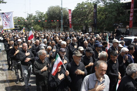 تصاویر / مراسم روز سقا وگرامیداشت علمدار مقاومت شهید حاجی زاده در قزوین