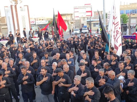 تصاویر/  اجتماع عظیم عزاداران شهرستان چهاربرج