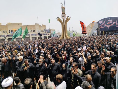 تصاویر/ عزاداری در شهرستان بم