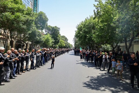 تصاویر |  مراسم عزاداری خیابانی تاسوعای حسینی در تبریز