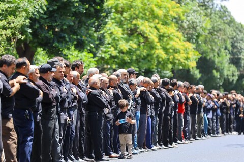 تصاویر |  مراسم عزاداری خیابانی تاسوعای حسینی در تبریز