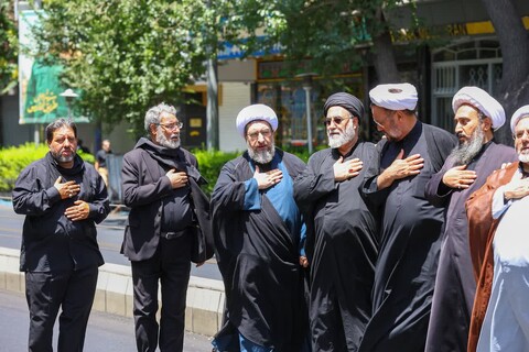 تصاویر |  مراسم عزاداری خیابانی تاسوعای حسینی در تبریز