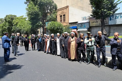 تصاویر |  مراسم عزاداری خیابانی تاسوعای حسینی در تبریز