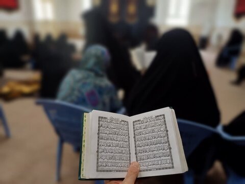 تصاویر/ عزاداری روز تاسوعای حسینی در مدرسه علمیه زینب کبری (س) ارومیه