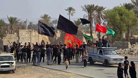 تصاویر/ عزاداری شهر نودژ