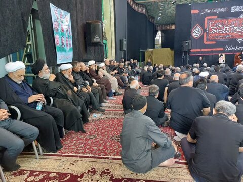 تصاویر/ عزاداری تاسوعای حسینی ازطرف نماینده ولی‌فقیه درمنطقه کاشان