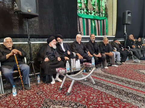 تصاویر/ عزاداری تاسوعای حسینی ازطرف نماینده ولی‌فقیه درمنطقه کاشان